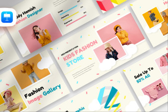 Kids Fashion Store Keynote Template